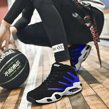 High Top Sneakers for Men Blue