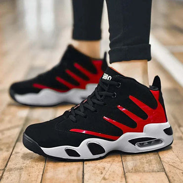 Casual Sneakers Men offers Red High Top Sneakers for Men