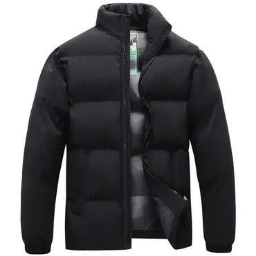 Man Padded Coat Youth Down Black