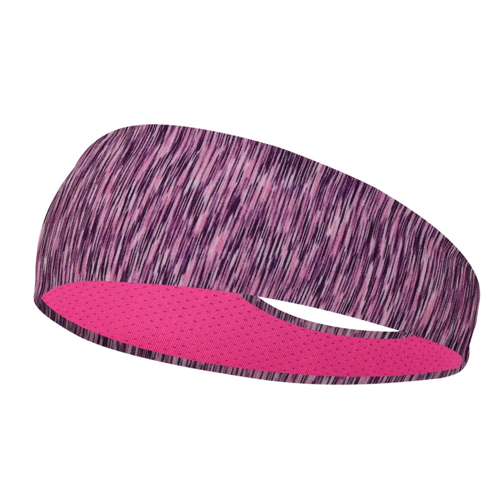 Sports Headband For Woman Gym Yoga Sweat Hair Band Soft Elastic Hairbands Stretch Outdoor Sport Sweatbands Running Fitness