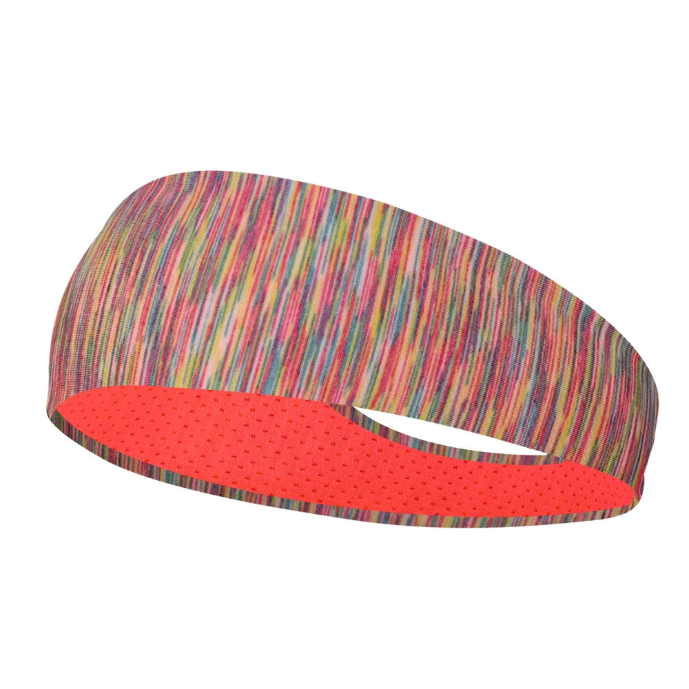 Sports Headband For Woman Gym Yoga Sweat Hair Band Soft Elastic Hairbands Stretch Outdoor Sport Sweatbands Running Fitness