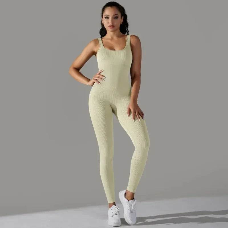Yoga Ladies The Jumpsuit Hip Lift Abdominal Control Gym Suit Summer