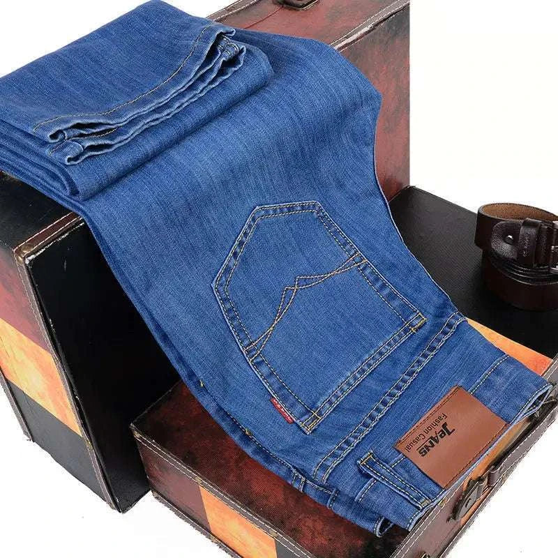 Men Fashion Straight Jeans Men 2025