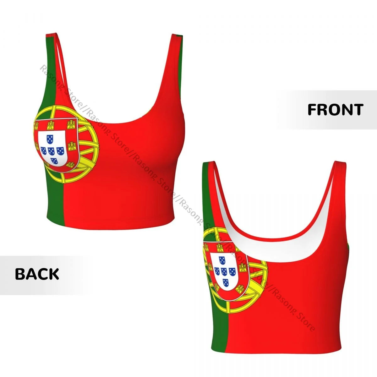 Women's sports bra - Sports Bra Women Running Yoga Clothes Vest Flag Of Portugal Gathering Fitness Vest