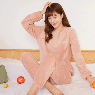 2024 Winter Pyjamas Warm Flannel Women