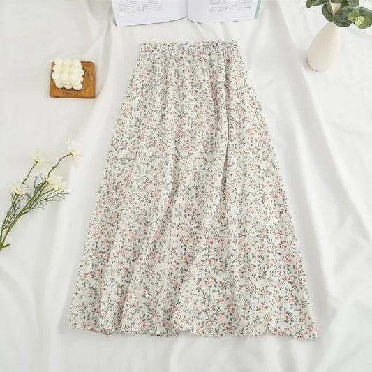 Women's Summer Skirts Vintage Floral Printed | skirt