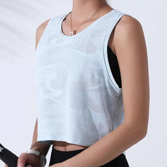 women fitness crop top