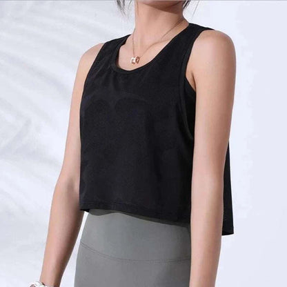 women fitness crop top