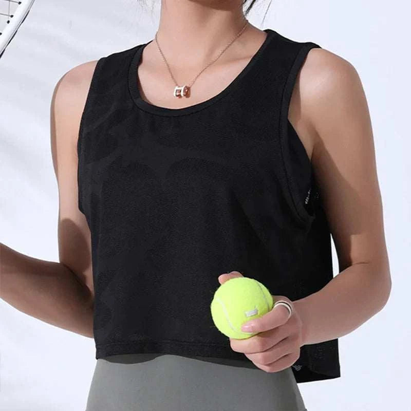 women fitness crop top