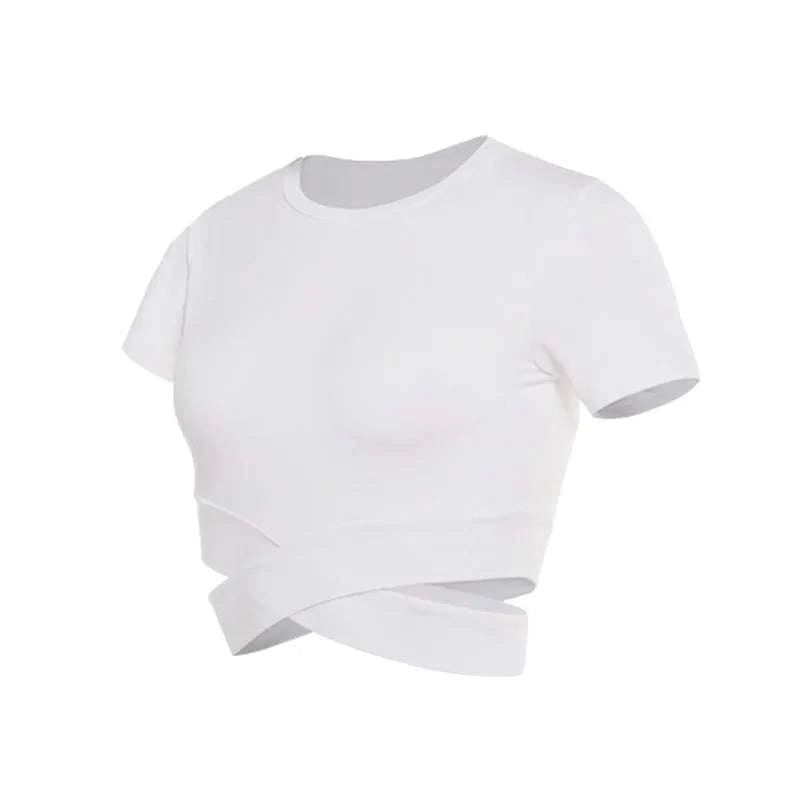 women fitness crop top
