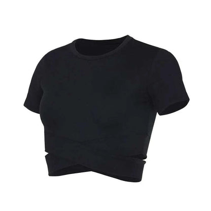 women fitness crop top