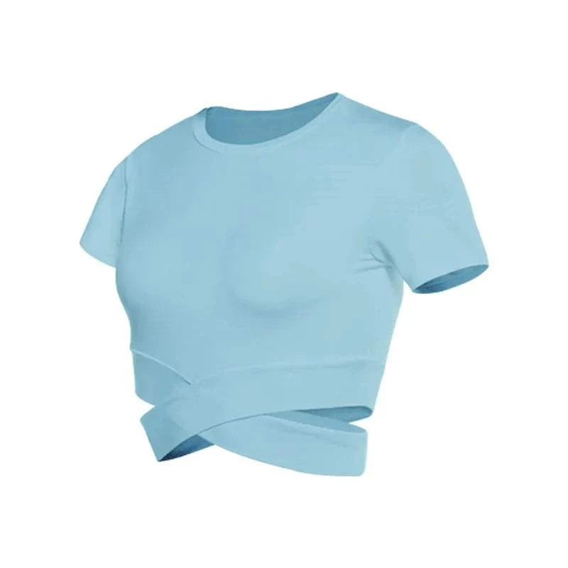 women fitness crop top