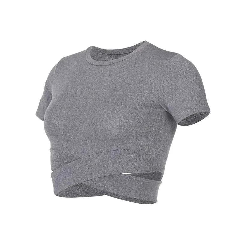 women fitness crop top