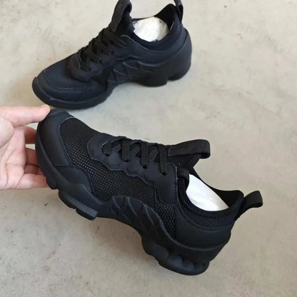 Men Sneakers 2025 Summer Autumn both Pairs View Black