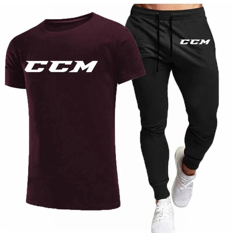 Tracksuits summer men's sets