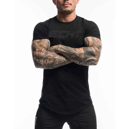 Men's T Shirt Men Summer Short Sleeve Cotton Tshirt Slim Fit Tops Tee Brand Male Clothing Casual Fashion T-shirts Men