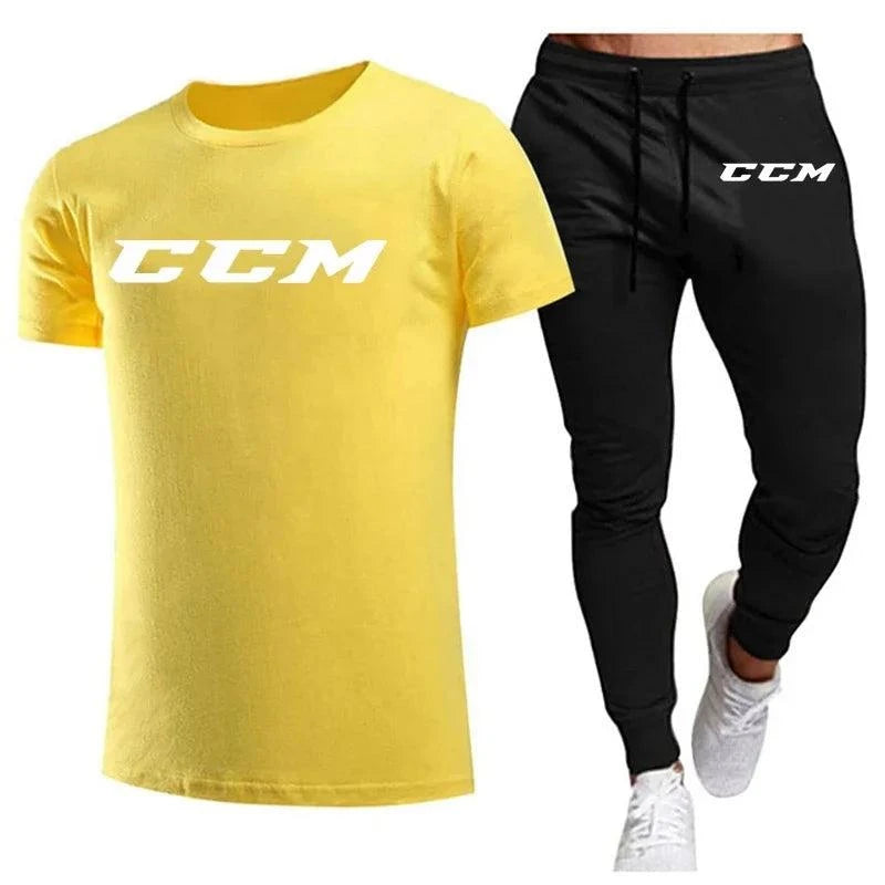 Tracksuits summer men's sets