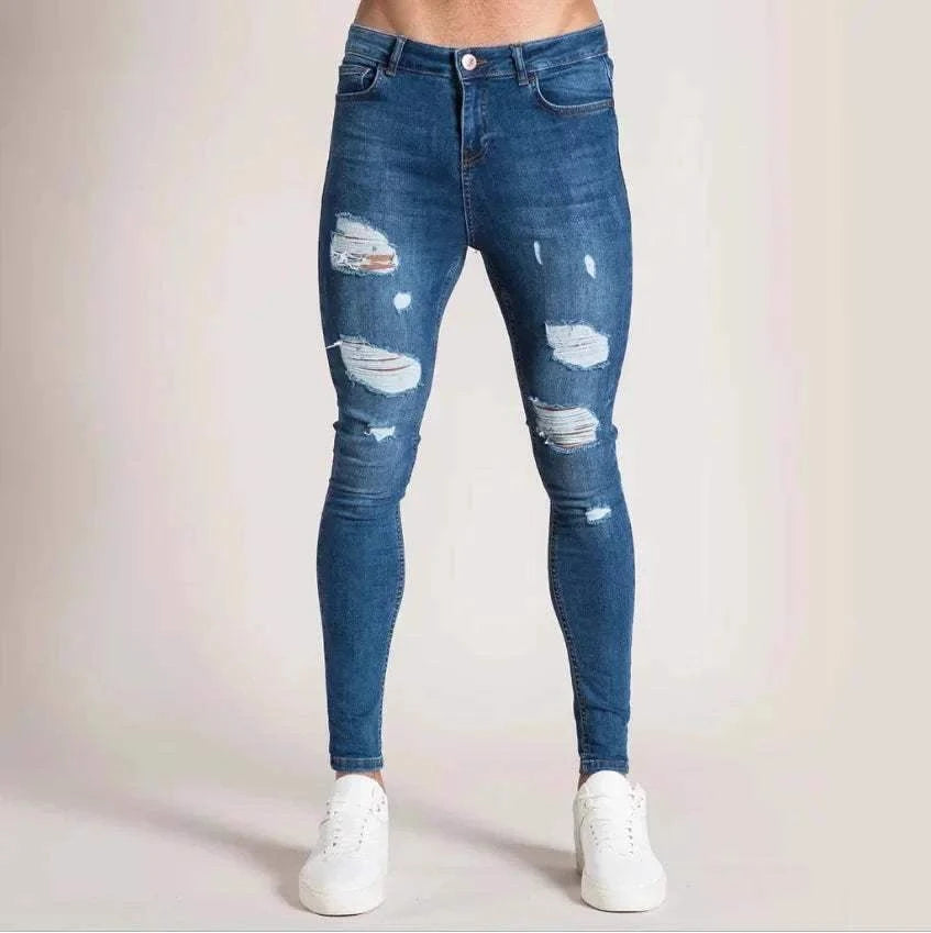 denim jeans for men | Ripped Jeans Men Stretch