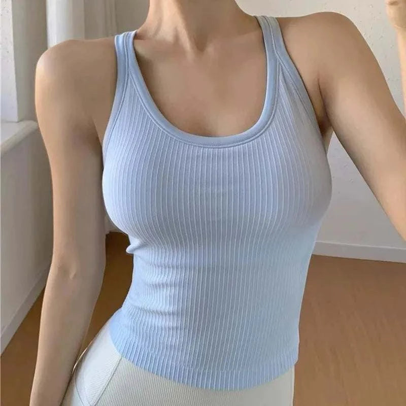 women fitness crop top