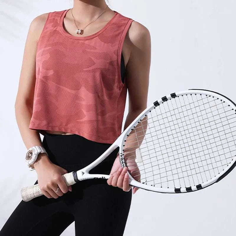 women fitness crop top