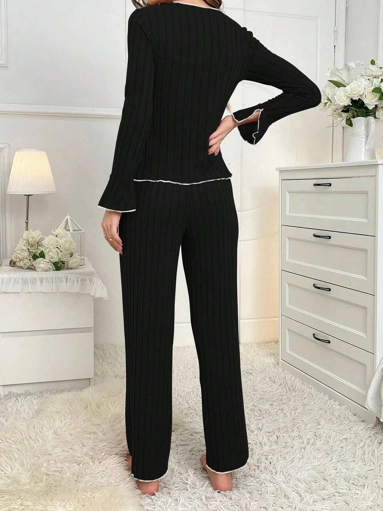 Women Autumn Winter Pijama Set