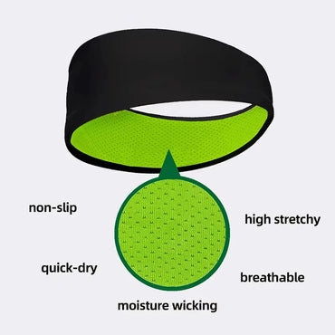 Sports Headband For Woman Gym Yoga Sweat Hair Band Soft Elastic Hairbands Stretch Outdoor Sport Sweatbands Running Fitness