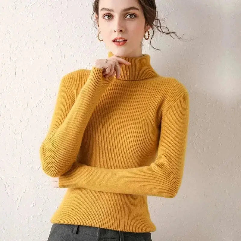 Sweater Women New Arrival 2025 Yellow