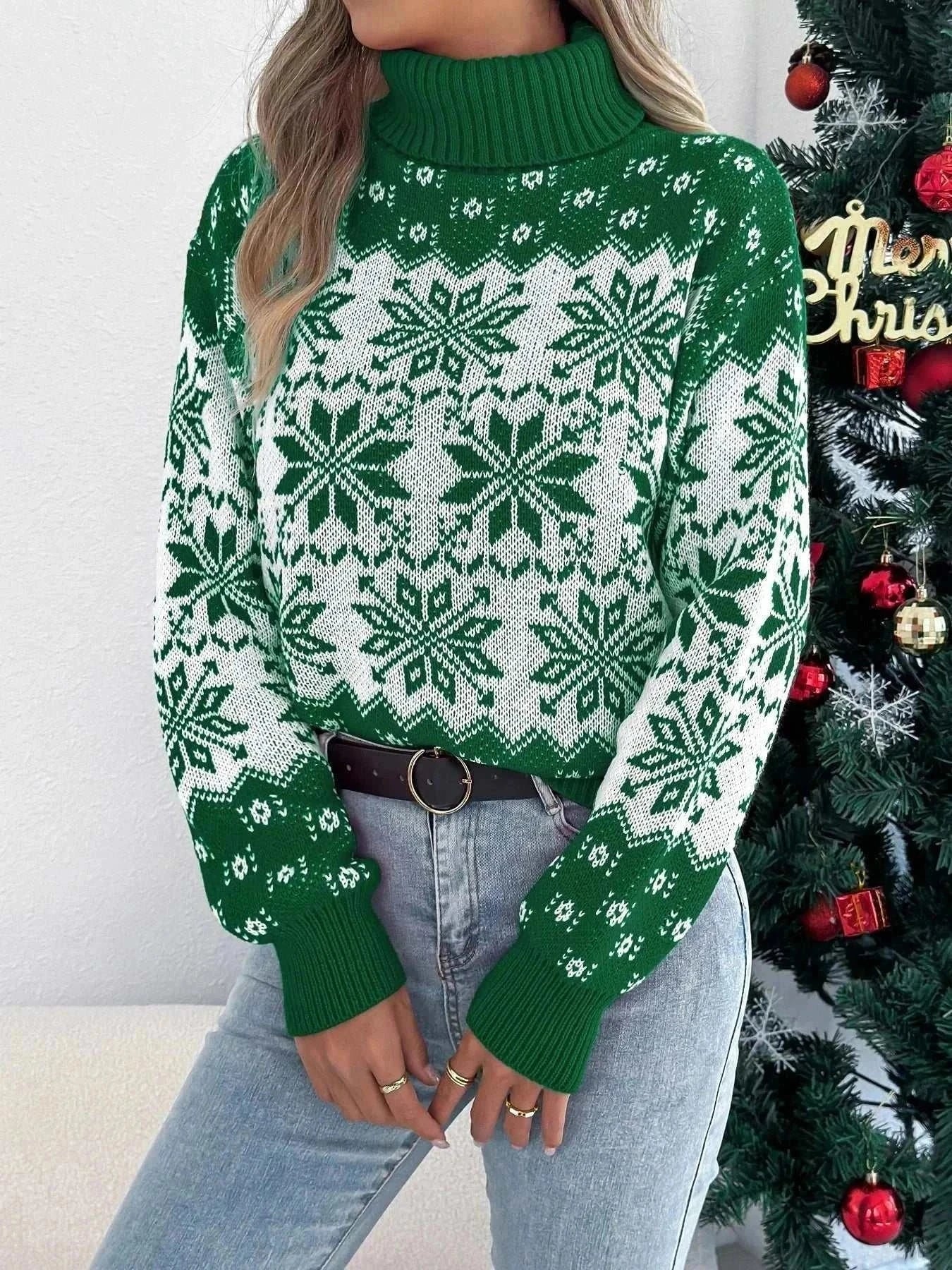 Christmas Woman Sweaters 2025