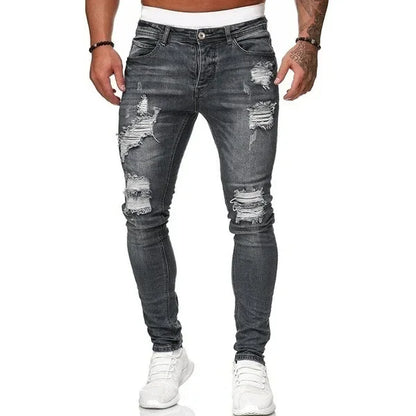 denim jeans for men | Ripped Jeans Men Stretch