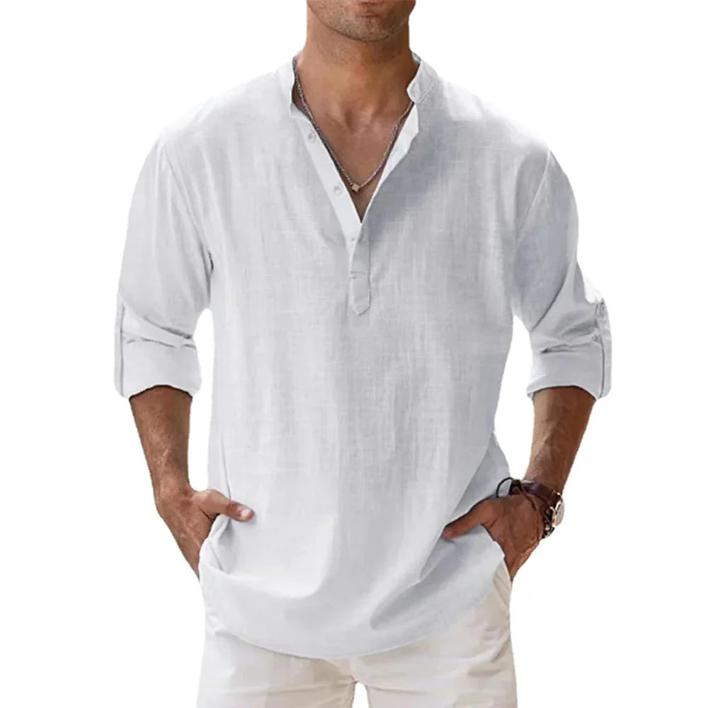 men t shirts | New Cotton Linen Shirts for Men
