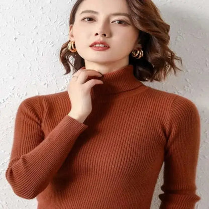 Sweater Women New Arrival 2025 Dark Brown