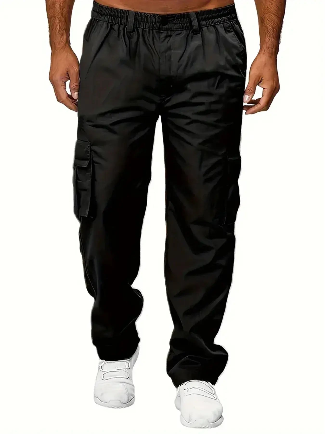 Sweatpants Outdoor Loose Straight Black