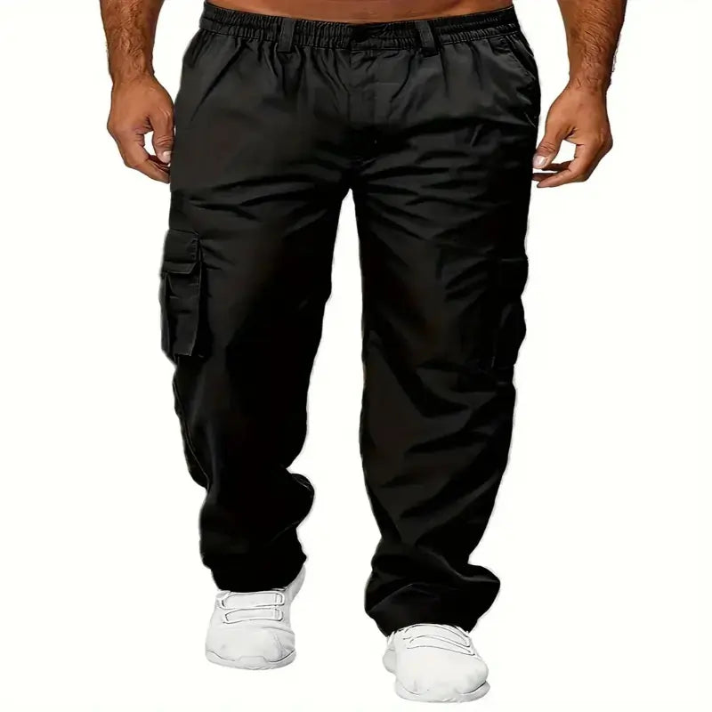 Sweatpants Outdoor Loose Straight Black