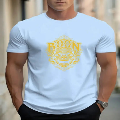 men t shirts | T Shirts For Men Mask 100% Cotton Graphic Printing Summer Round Neck White