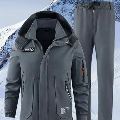 mens coats and jackets offers 2025 New Hiking Jackets Suit Winter Men's Grey